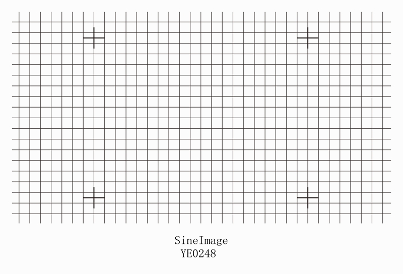 Distortion Grid Test Chart