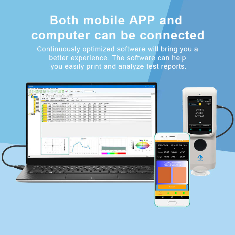 Both mobile APP and computer can be connected